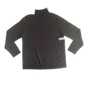 NWT Amazon Essentials Women's Size XL Black Turtleneck Sweater Long Sleeve